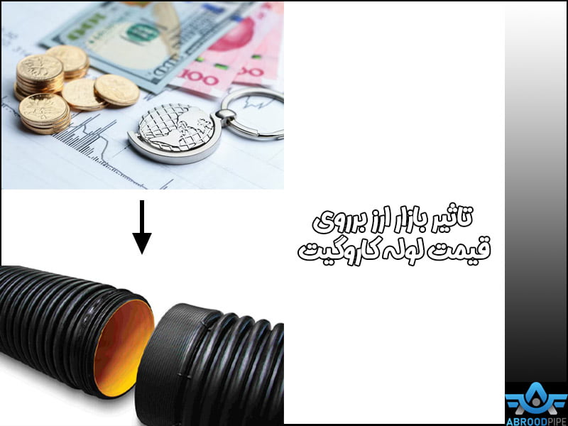 تاثیر بازار ارز در قیمت لوله های کاروگیت - آبرودت پایپ 